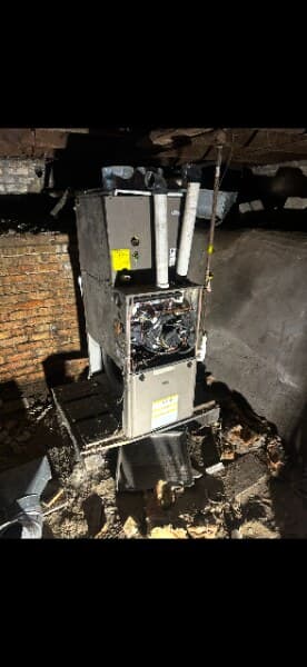 Before HVAC work